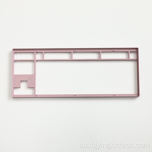 CNC Milling kéngingkeun keyboard mékanis aluminium alumin